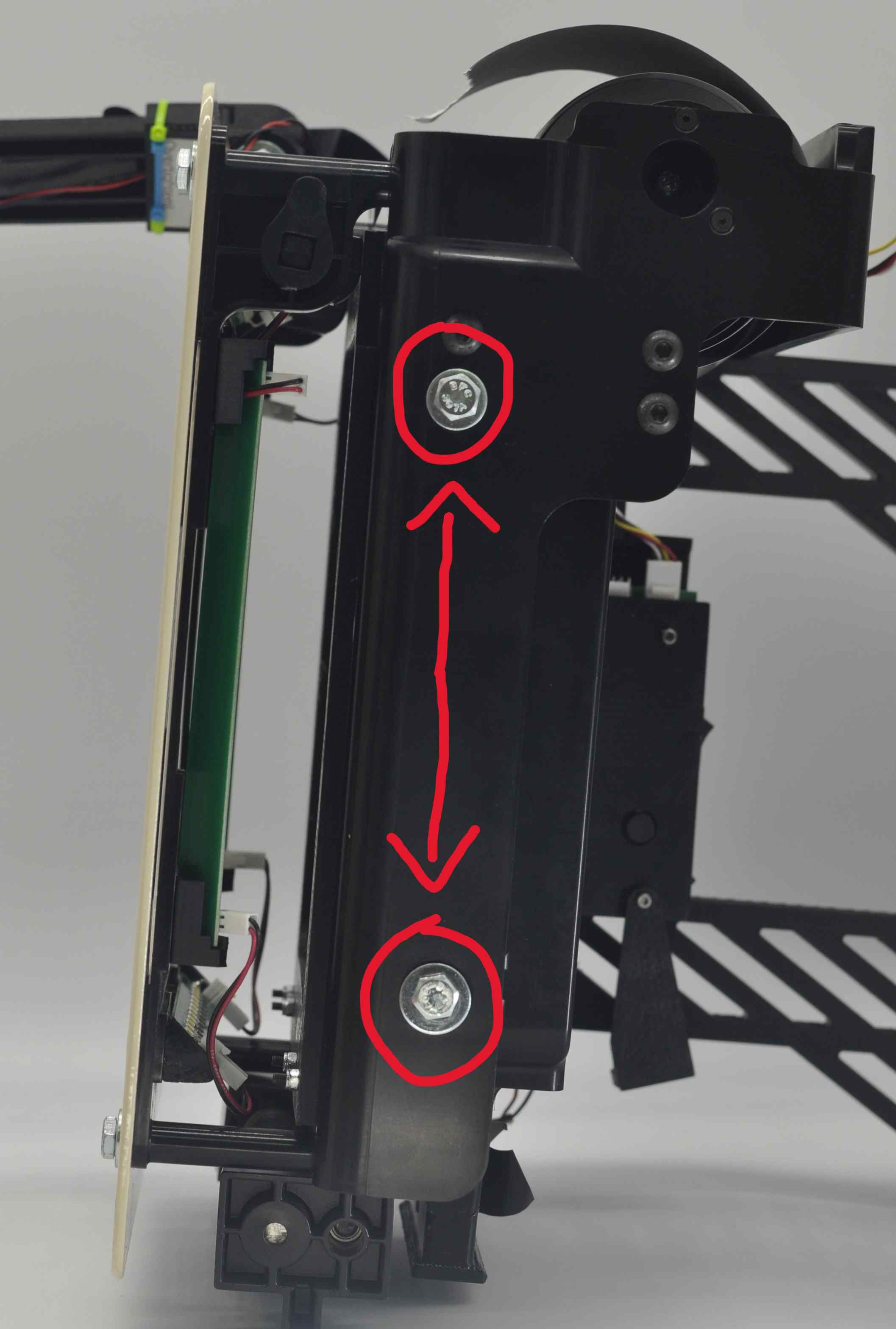 Bolt locations on Left Hand side of EST.